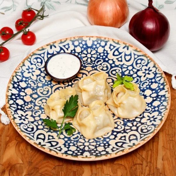 Манты с говядиной