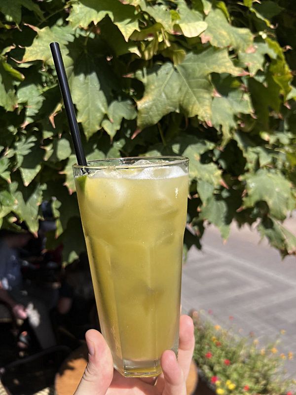 Холодный чай яблоко жасмин