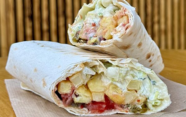 Шаурма с картошкой фри