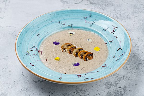 Крем суп грибной