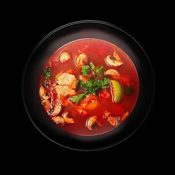 Тайский суп Том-Ям с курицей