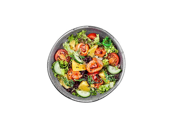 Чука-Лосось салат