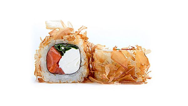 Бонито с копченым лососем