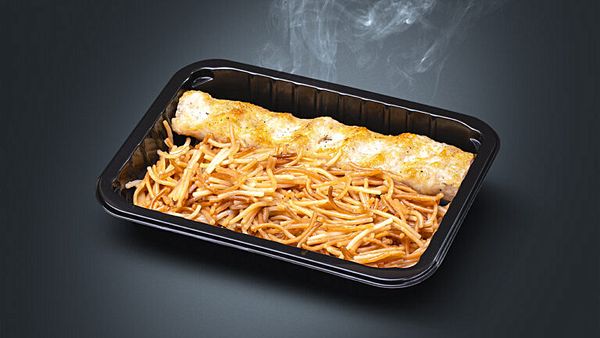 Люля куриный и вермишель