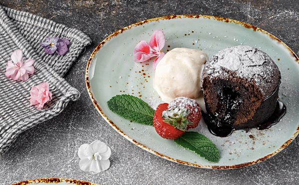 Шоколадный фондан