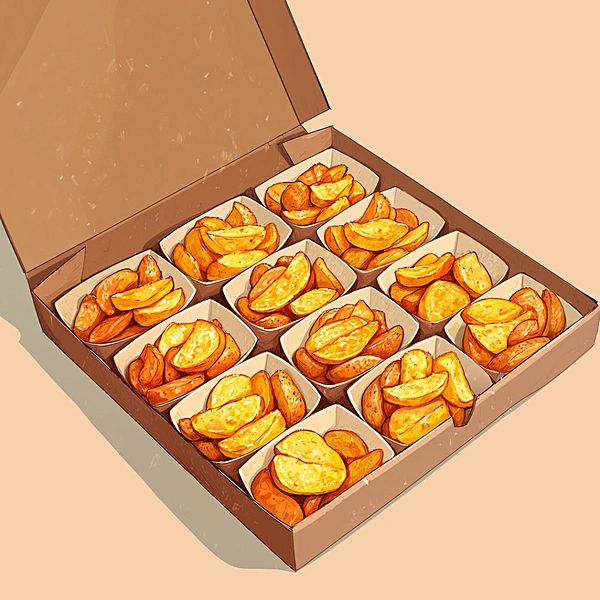 12 порций картошки-фри «Картофель Бакуго»