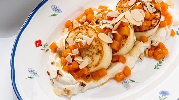 С карамелизированной тыквой