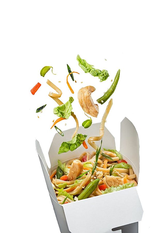 Удон с курицей