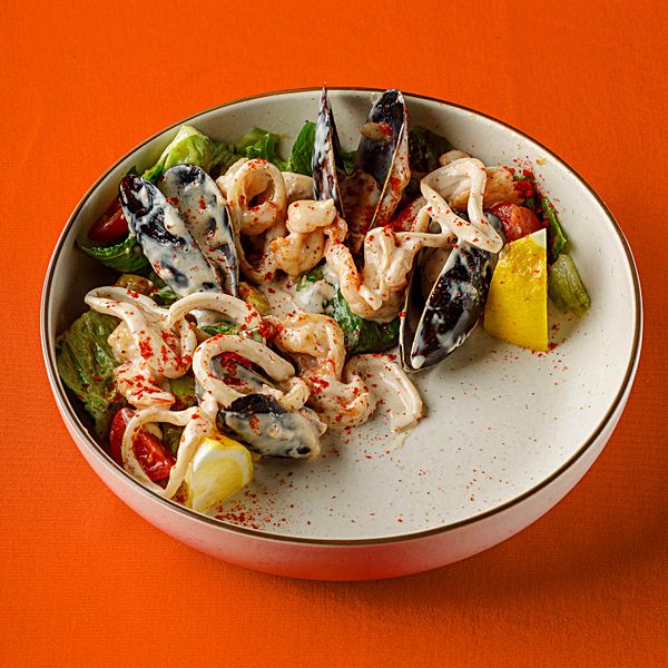 Салат с морепродуктами