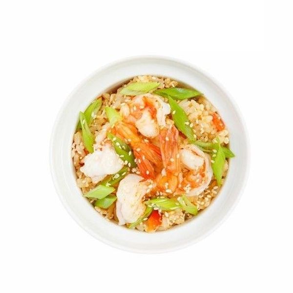 Тяхан с креветкой