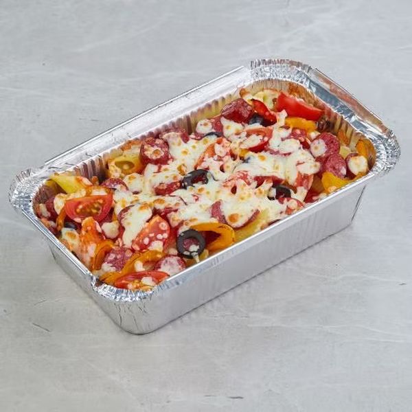 Паста с охотничьими колбасками