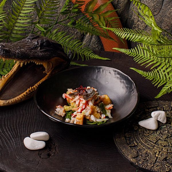 Салат с камчатским крабом