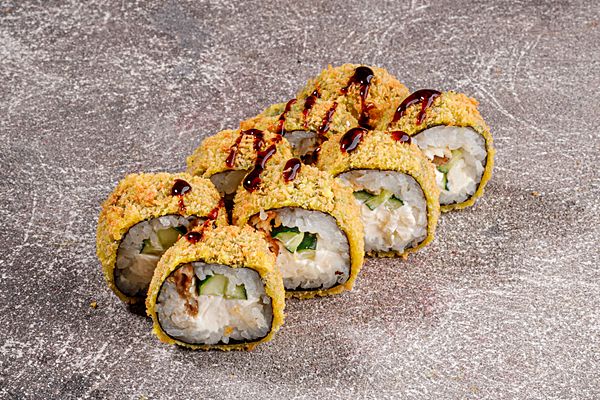 Ролл темпура с угрем