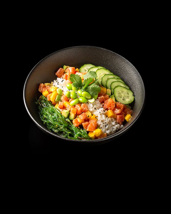 Поке с лососем