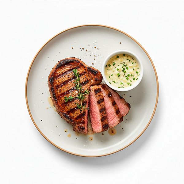 Стейк свиной на кости