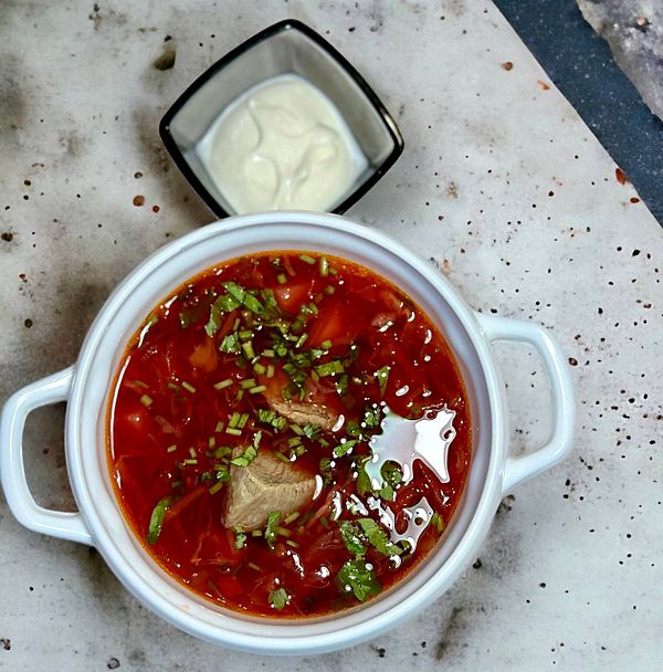 Борщ с мясом