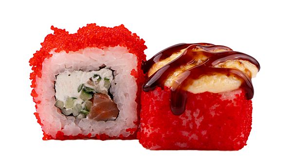 Калифорния запеченная с лососем