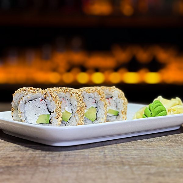 Кунжут Ролл с крабом