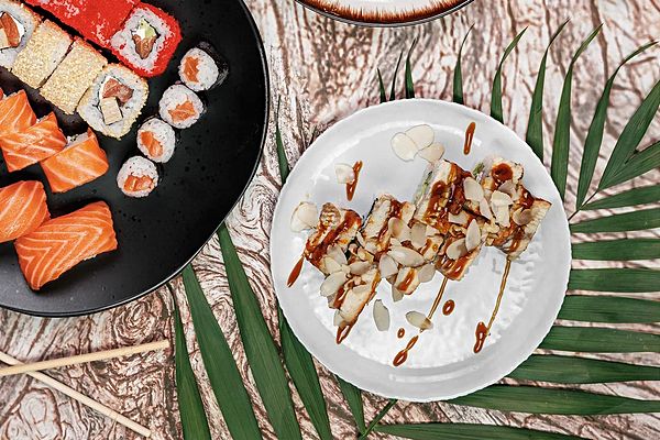 Черный самурай с угрем