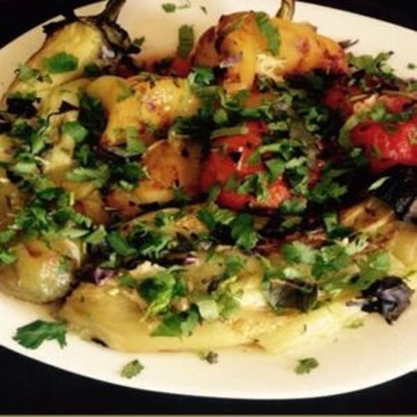 Овощи на мангале