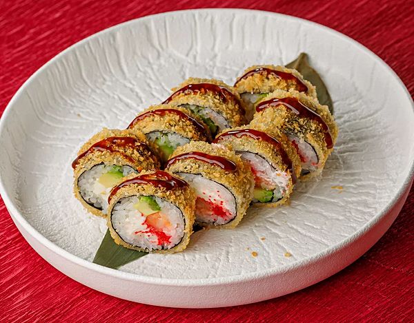 Темпура с лососем