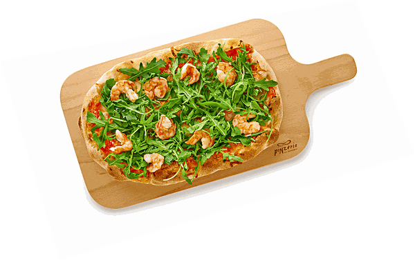 Руккола и креветка