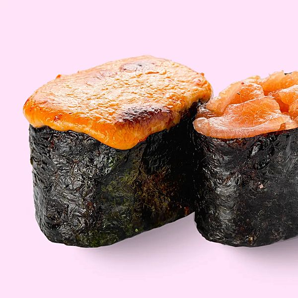 Лосось гункан запечённый