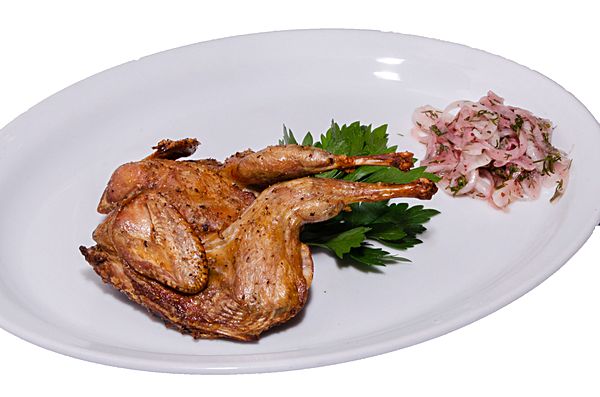 Перепелка на гриле