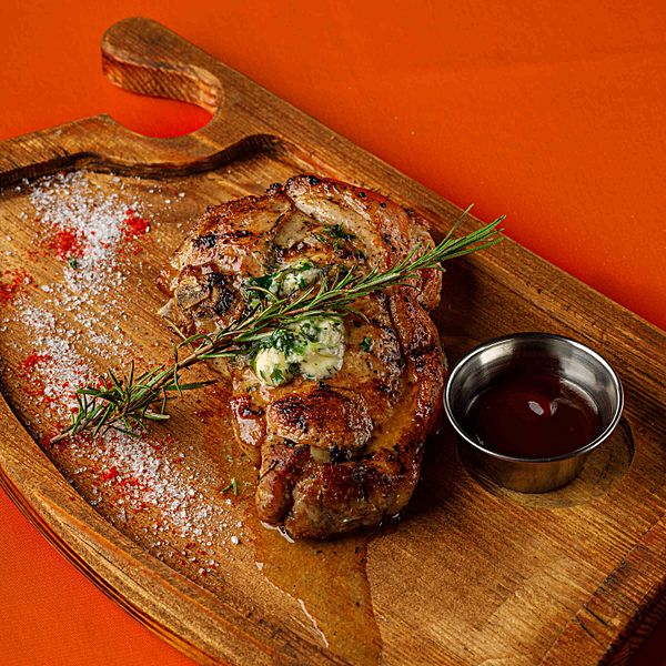 Стейк антрекот из свинины