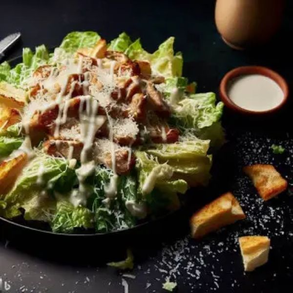 Цезарь с курицей