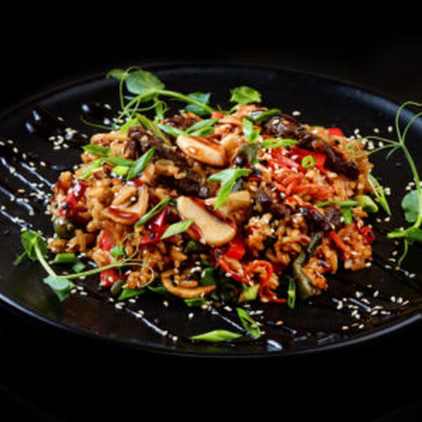 Тяхан с говядиной