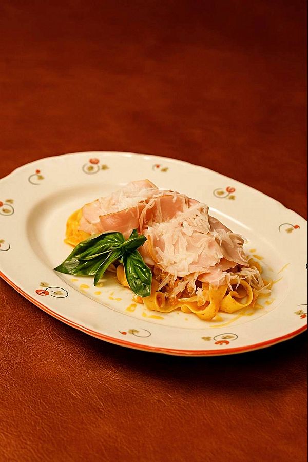 Тальятелле с тамбовским окороком