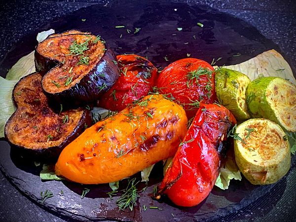 Овощи на мангале