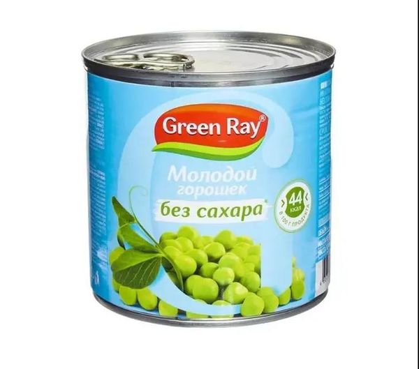 Горошек молодой Грин Рэй без сахара 425мл