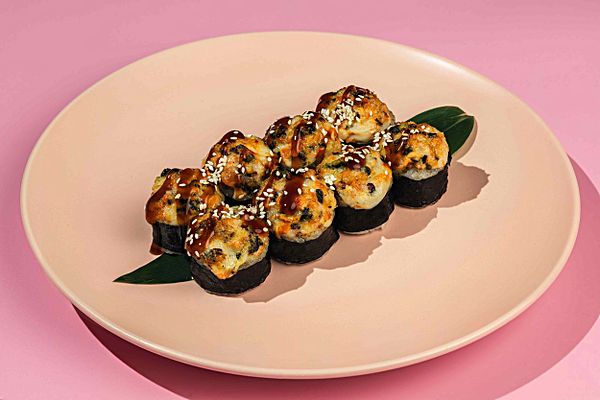 Запеченый с мидией