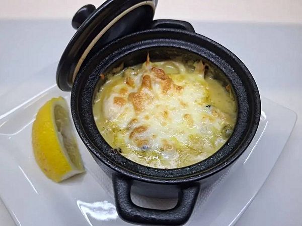 Жюльен с мидиями и кальмарами