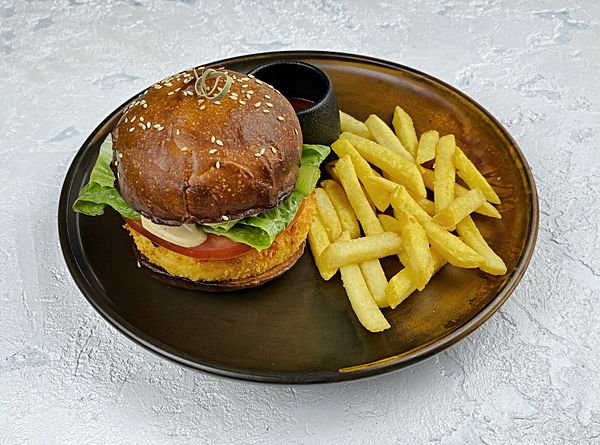 Бургер 5 сыров