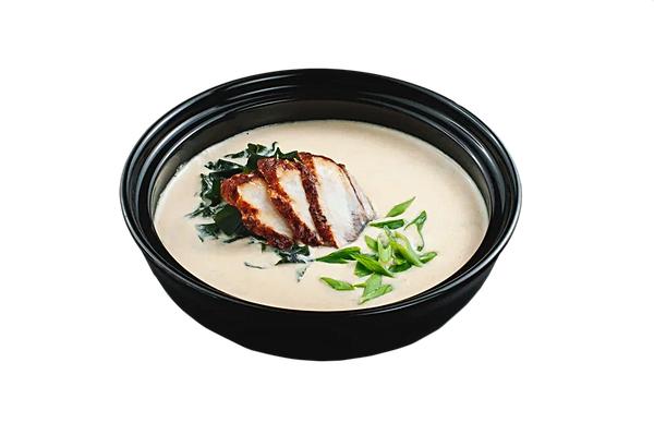 Сливочный суп с угрем