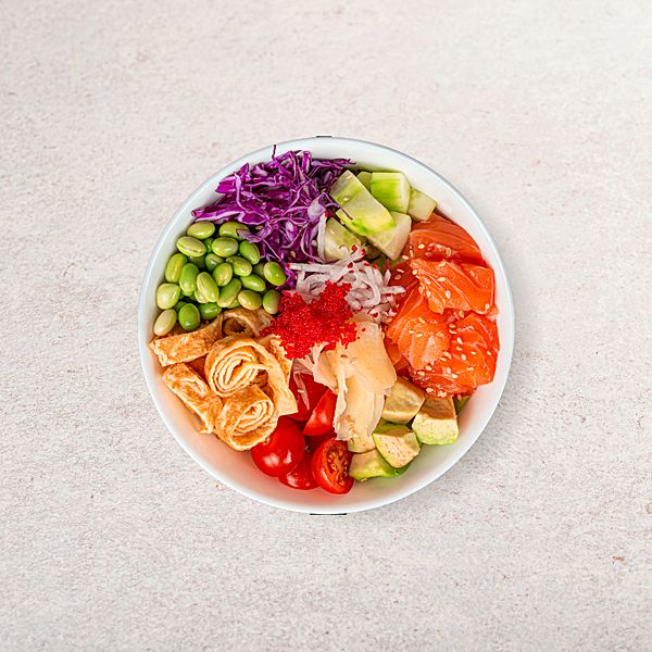 Поке с лосоcем