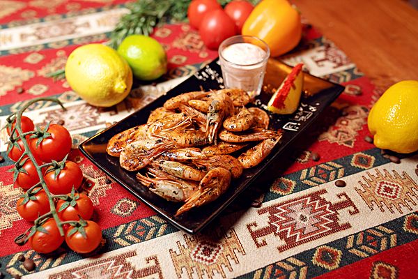 Креветки жареные