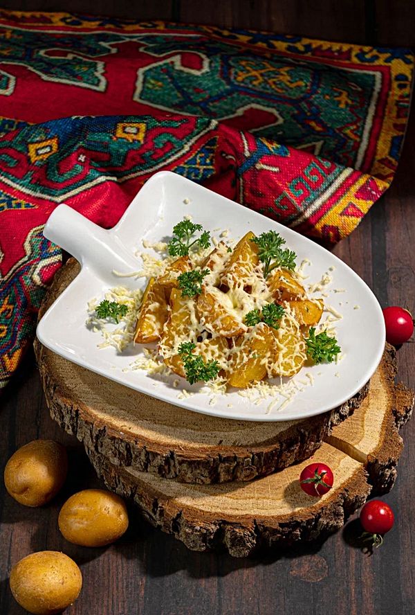 Картофель по-деревенски Халяль