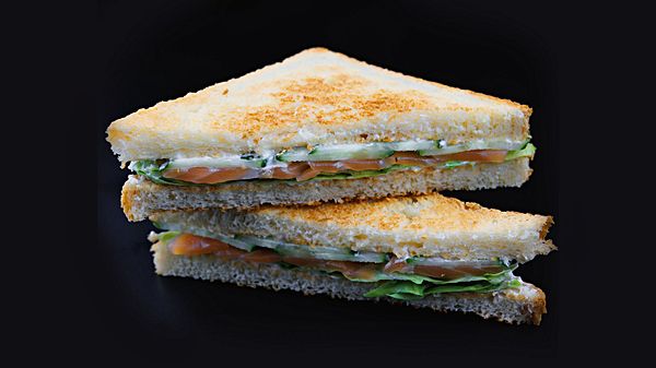 Сэндвич с лососем