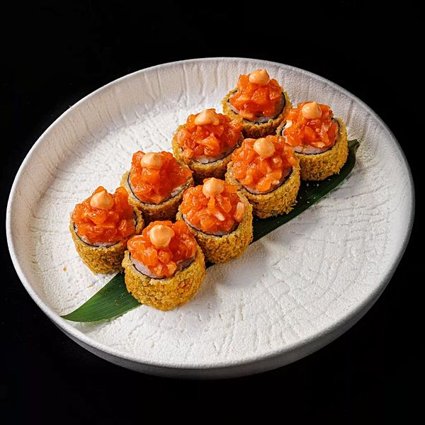 Темпура тар-тар лосось