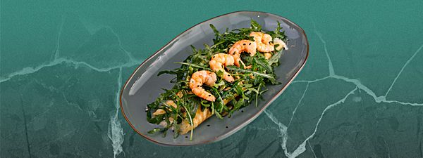 Омлет с креветкой