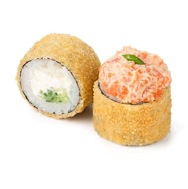 Кранч с лососем тар-тар