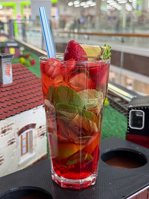 Мохито клубничный