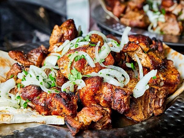 Шашлык из свиных рёбер