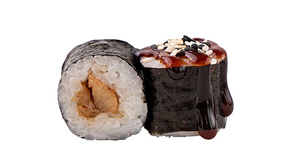 Маки с угрём