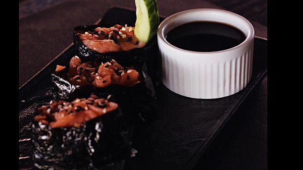 Гунканы с лососем