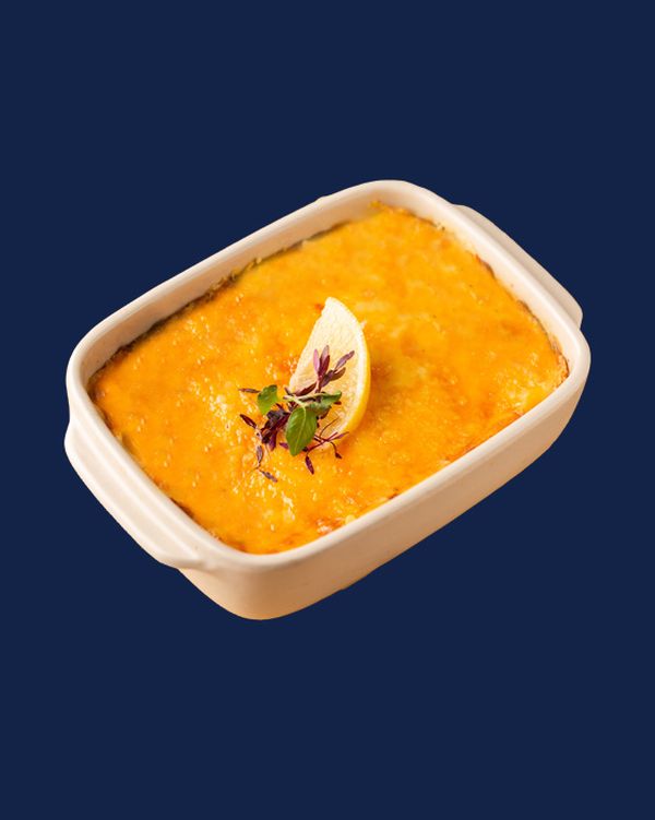 Лазанья с лососем